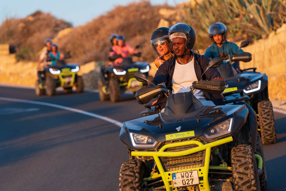 gozo quad bike tour sunset 2