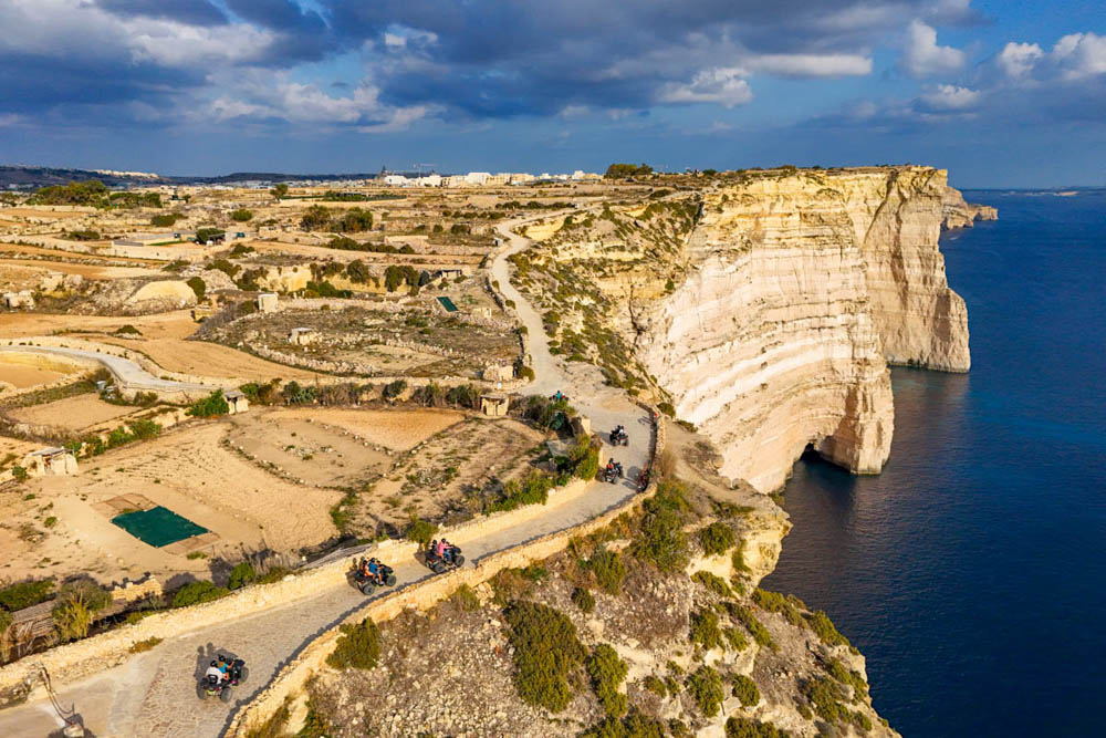 gozo quad bike tour sunset 4